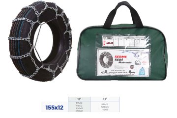 PATİNAJ ZİNCİRİ BİNEK VE HAFİF TİC.ARAÇ SERME 12-13 JANT(155x12)(ZİNCİR EBATLARI İÇİN RESİME BAKINIZ