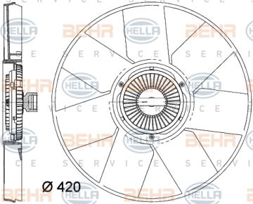 (8MV376758-261) FAN MOTORU MASTER III-MOVANO B 2.3 DCİ-CDTİ 2010=>
