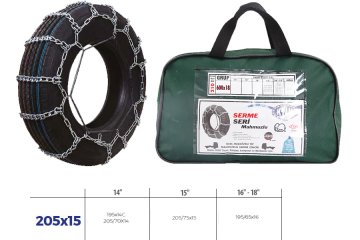 Patinaj Zinciri Minibüs Ve Kamyonet Serme 14-15-16 Jant (205X15)(Zincir Ebatları İçin Resime Bakınız
