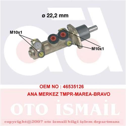 ANA MERKEZ 22.20MM BRAVA BRAVO MAREA 98-02
