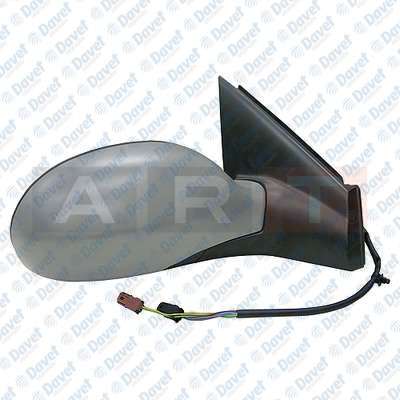 DIS DIKIZ AYNASI ELEKTRIKLI ISITMALI SENSORLU ASTARLI MAVI CAM SAG C5 2001-2008