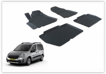 PASPAS 3D X-MAT HAVUZLU CITROEN BERLINGO 08=> (SİYAH)