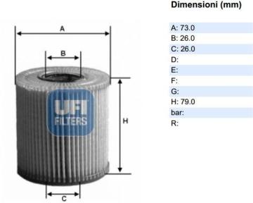 YAG FILTRESI BMW M57 D30 E46 E39 E38 E53 306D1 ROVER RANGE 3 L322 02>12