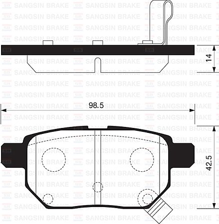 ARKA BALATA AURIS-COROLLA 1.4-1.6 VVTI (07-10) 1.4D-4D-1.6 13=> YARIS 1.0 VVTİ 06=> (GDB3454)