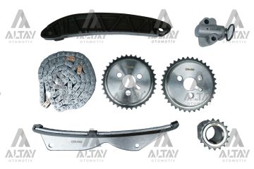 EKSANTRİK ZİNCİR SETİ KALOS 03-08 1.2-1.4 / AVEO 06-11 1.2 8V / SPARK 10-14 1.0 16V-1.2 16V / F14S3-F14D3 (7 PARÇA)