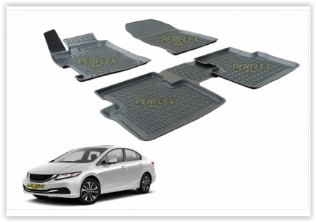 PASPAS 3D X-MAT HAVUZLU HONDA CIVIC (12-16) (SİYAH)