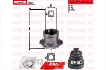 AKS KAFASI IC-(VW: GOLF IV/BORA/POLO/SEAT: TOLEDO/CORDOBA/IBIZA/SKODA: OCTAVIA /FABIA/1,6 OTOMATIK/  1,4 TDI AMF-BNV )