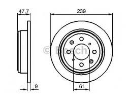 ARKA FREN AYNASI DUZ CIVIC V 1.6VTI (95-01) JAZZ 1.4 08=> JAZZ 1.2-1.4 02=>