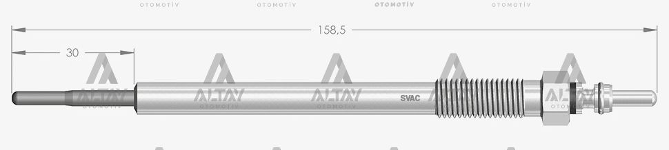 KIZDIRMA BUJİSİ (ISITMA) MAZDA 3 2.2 D / MAZDA 6 2.2 D / MAZDA CX-5 2.2 D 7V