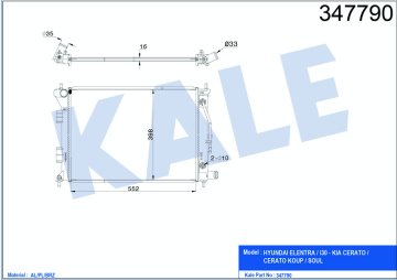 MOTOR SU RADYATOR ELANTRA 2011> I30 1,6 GDI 2012> OTOMATIK VITES