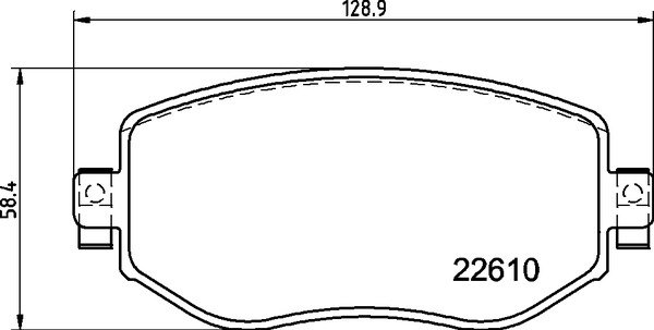 Ön Balata Mgn Iv 1.2 Tce-1.5 Dci 16>(18.3X129X58.4) (Wva22610)