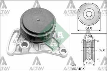 RULMAN V KAYIŞ GERGİ PASSAT / A4 / A6 97-04 ADP-AEB-ADR-AWT-AFN-AVG-AVF 1.6-1.8-1.9 TDİ KÜTÜKLÜ
