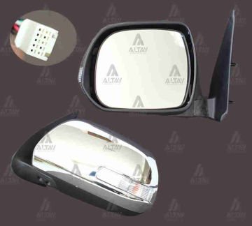 AYNA DIŞ DİKİZ HILUX 12=> ELEKTRİKLİ SİNYALLİ OTOMATİK KATLANIR KROM SOL