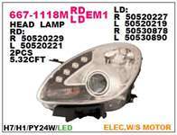 ON FAR SOL MOTORU UZERINDE KROM ALFA ROMEO GIULIETTA 10- LEDLI