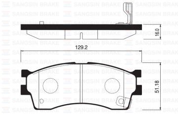 ÖN BALATA KIA RIO 1.3-1.5 02=> CLARUS 1.8İ 16V-2.0İ 16V 96=> (GDB3285-GDB3245)