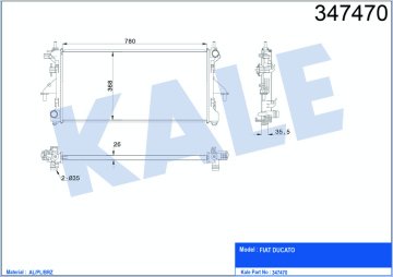 MOTOR SU RADYATORU BOXER III JUMPER III DUCATO III 2006> KLIMALI