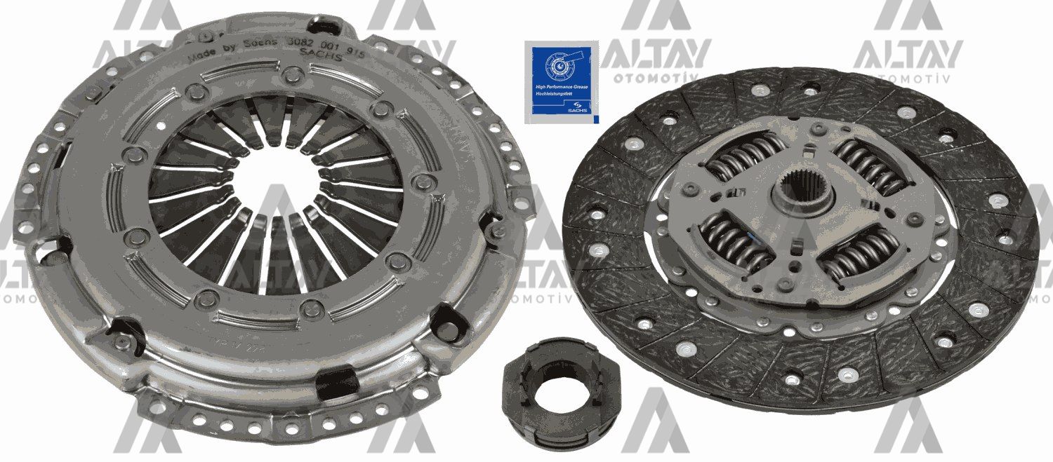 DEBRİYAJ SETİ CADDY / GOLF6 / JETTA / PASSAT / A3 / LEON 10=> 1.6 TDI-2.0 TDI CAYC-CAYD-DFSD (LUK TİP)