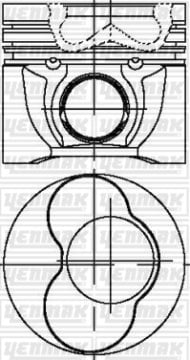 PISTON+SEGMAN STD 79.51MM 3.PISTONU POLO AUDI A2 AROSA CORDOBA IBIZA IV/V FABIA ROOMSTER FOX LUPO 1.4TDI AMF BAY BHC BMS BNV BNM BWB 99-