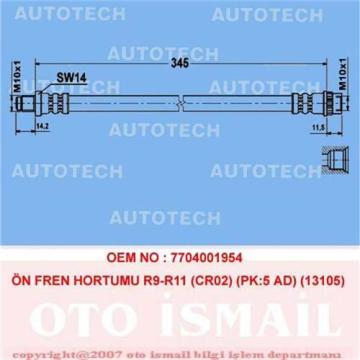 ÖN FREN HORTUMU R9-R11 (CR02) (PK:5 AD) (13105)