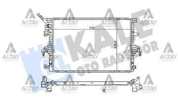 RADYATÖR SU TRANSPORTER T6 15=> CXHA-CXFA-CXEB 2.0 TDİ