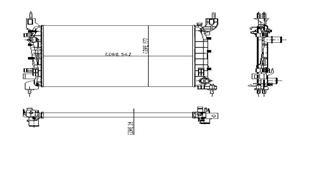 RADYATÖR LINEA 1.4 MPI (1 SIRA AL+PL SİSTEM)