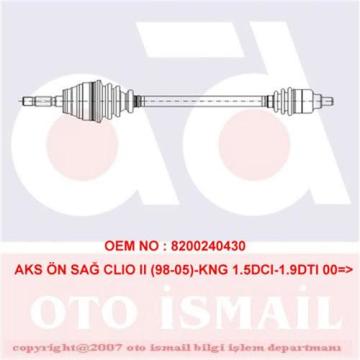 (X)Aks Ön Sağ Clıo Iı (98-05)-Kng 1.5Dcı-1.9Dtı 00=> Abs'Li (17-0787)