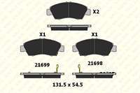 ON FREN BALATASI HONDA CIVIC 1,4 1992 2000 HONDA CITY JAZZ 2004 2008