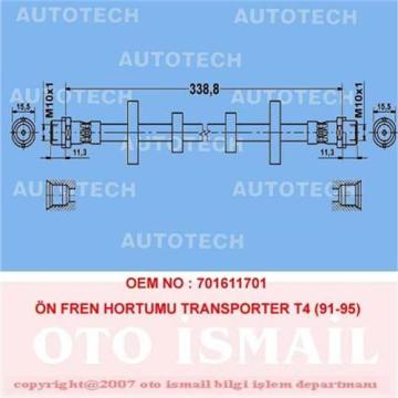 ÖN FREN HORTUMU TRANSPORTER T4 (91-95)