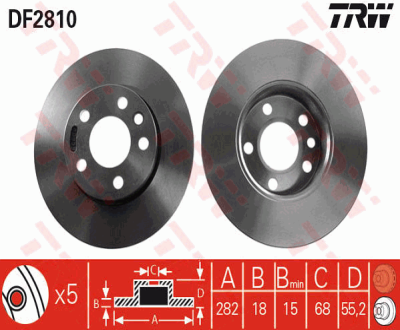 ON FREN AYNASI TRANSPORTER T4 1,8 1,9 1,9TD 2,0 2,4D 2,5TDI 2,8 2,8TDI 96>