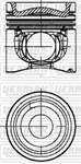 Pıston + Segman 102,00Mm Std Komple Mercedes Axor 1829-2529-3029-Cıtaro / Om906 Euro 5