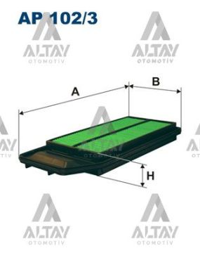 HAVA FİLTRESİ ACCORD 03=> 2.0-2.4