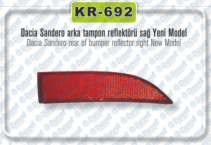 ARKA TAMPON REFLEKTORU SAG CLIO SYMBOL 13->