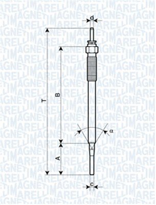 (X) (Uc35A) Kızdırma Bujisı 11V Toyota Land Cruıser 3.0 D-4D 00=> Hılux Pıckup-Hıace Iv 2.5D-4D 01=>