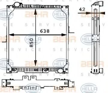 MOTOR SU RADYATORU BMW M57N/67 E39 E60 E65 PREMIUM LINE