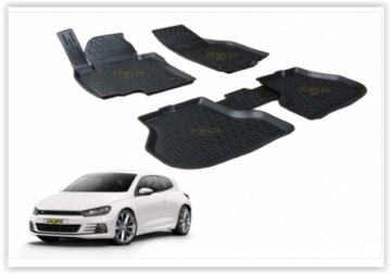 PASPAS 3D X-MAT HAVUZLU VOLKSWAGEN SCIROCCO 09=> (SİYAH)