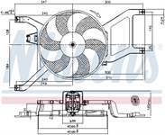 FAN MOTORU DACIA LOGAN 1,5 DCI