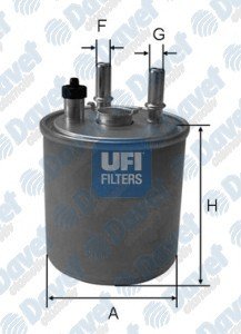 YAKIT FİLTRESİ KNG-LGN III-TWNG 1.5DCI (08-)-LGN 3.0DCI (08-) (SU SENSÖR YUVALI)