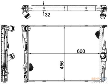 MOTOR SU RADYATORU OTO/MANUEL TAPASIZ BMW E81 E82 E87 E88 E90 E91 E92 E93 X1 E84 Z4 E89
