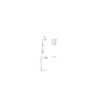 (X)BUJİ KABLOSU TAKIM MERCEDES W126 M110