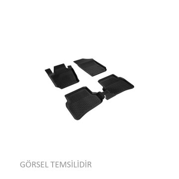 PERFLEX 3D X-MAT HAVUZLU PASPAS ÇEŞİTLERİ SİYAH VOLKSWAGEN POLO 2002-2009 3D X-MAT 5 PCS