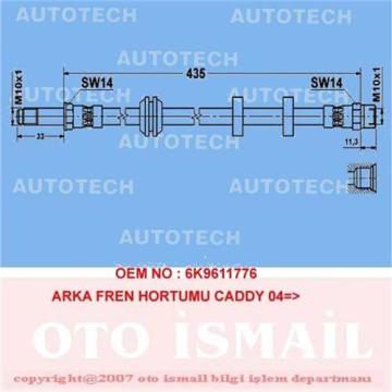 ARKA FREN HORTUMU CADDY 04=>