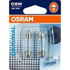 BLİSTER AMBALAJ - AMPUL 12V C5W 5W ORTA BOY SOFİT (İKİLİ AMBALAJ)