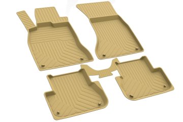 PASPAS 3D X-MAT HAVUZLU AUDI A4 11=> (BEJ)
