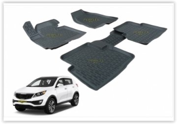 PASPAS 3D X-MAT HAVUZLU KIA SPORTAGE (11-16) (SİYAH)