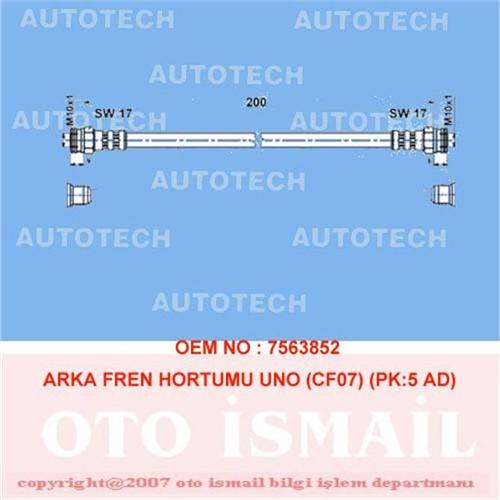 ARKA FREN HORTUMU UNO (CF07) (PK:5 AD)