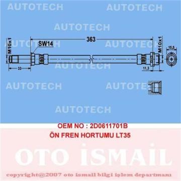 ÖN FREN HORTUMU LT35
