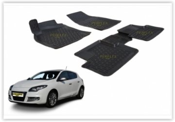 Paspas 3D X-Mat Havuzlu Renault Mgn 3 10=> (Siyah)