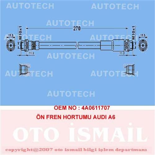 ÖN FREN HORTUMU AUDI A6