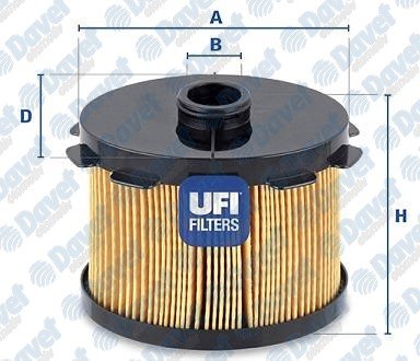 YAKIT FİLTRESİ PARTNER-P206-P306 BERLINGO-JUMPY- XSARA-SCUDO-COROLLA (00-02) 1.9D (98-) (DW8)