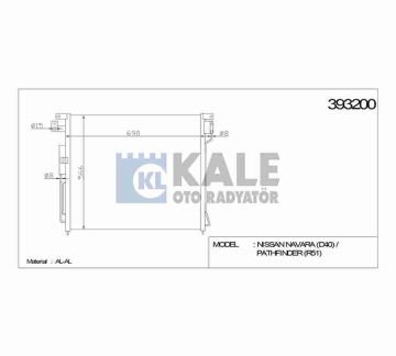 RADYATÖR KLİMA PICKUP 06=> NAVARA / PATHFINDER